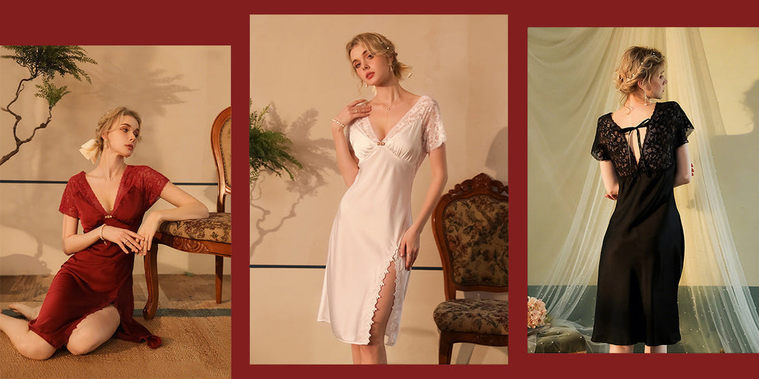 Silk Satin & Lace Nightgown: The Ultimate Sleepwear That Transforms Your Nighttime Ritual